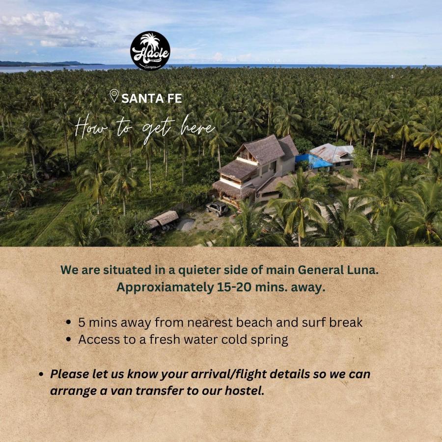 Haole Surf Hostel General Luna  Eksteriør bilde